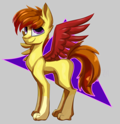 Size: 3850x3975 | Tagged: safe, artist:luxsimx, oc, oc only, hybrid, pony, high res, male, paws, solo, stallion, wings