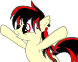 Size: 6000x4810 | Tagged: safe, artist:anevilzebra, oc, oc only, oc:raven fear, pony, excited, happy, legs apart, simple background, solo, squee, transparent background