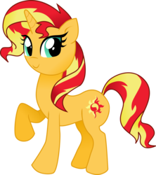 Size: 3828x4320 | Tagged: safe, artist:hyderpony, artist:nicolaykoriagin, sunset shimmer, pony, unicorn, g4, female, mare, simple background, solo, transparent background