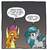 Size: 991x1048 | Tagged: safe, artist:tony fleecs, idw, smolder, swift foot, dragon, pony, thracian, g4, spoiler:comic, spoiler:comicfeatsoffriendship03, comic, crying, female, mare, tears of joy