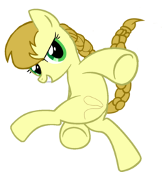 Size: 900x945 | Tagged: safe, artist:jrdn762, oc, oc only, oc:lassie jack, pony, between legs, smiling, solo, vector