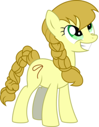 Size: 703x903 | Tagged: safe, artist:blazeiceshard, oc, oc only, oc:lassie jack, pony, grin, smiling, solo, vector