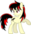 Size: 8000x8874 | Tagged: safe, artist:d4svader, oc, oc:raven fear, earth pony, pony, .svg available, bedroom eyes, cool, ear piercing, female, lidded eyes, mare, piercing, raised hoof, simple background, smiling, solo, transparent background, vector