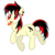 Size: 1920x1920 | Tagged: safe, artist:baumkuchenpony, oc, oc only, oc:raven fear, earth pony, pony, .svg available, derp, ear piercing, female, mare, piercing, solo, svg, tongue out, vector