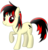 Size: 1995x2070 | Tagged: safe, artist:johnn195cz, oc, oc only, oc:raven fear, earth pony, pony, ear piercing, female, happy, mare, piercing, raised hoof, shading, simple background, smiling, solo, transparent background, vector