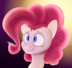 Size: 3500x3300 | Tagged: safe, artist:packy paca, pinkie pie, earth pony, pony, g4, bust, colored pupils, female, high res, portrait, simple background, solo