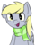 Size: 649x815 | Tagged: safe, artist:theslendid, derpy hooves, pegasus, pony, g4, clothes, female, mare, scarf, simple background, smiling, solo, transparent background