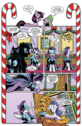 Size: 994x1528 | Tagged: safe, artist:andypriceart, idw, rarity, spike, twilight sparkle, alicorn, dragon, pony, g4, spoiler:comic, spoiler:comicholiday2019, cheese, food, hot pot, preview, this will end in pain, this will end in tears, twilight sparkle (alicorn), winged spike, wings