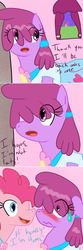 Size: 600x1804 | Tagged: safe, artist:sober-berry-punch, berry punch, berryshine, pinkie pie, pony, pinkiepieskitchen, g4, clothes, dress