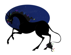 Size: 1600x1237 | Tagged: safe, artist:whitewing1, oc, oc only, oc:neon ink, earth pony, pony, solo, style emulation, the last unicorn