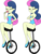 Size: 422x550 | Tagged: safe, artist:erichgrooms3, artist:selenaede, bon bon, sweetie drops, equestria girls, g4, adorabon, bare arms, bare shoulders, base used, candy, clothes, crossed arms, cute, eating, eyes closed, female, food, hand on hip, legs, leotard, licking, lollipop, sexy, shoes, simple background, sitting, smiling, solo, tongue out, transparent background, unicycle, vector