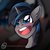 Size: 1024x1024 | Tagged: safe, artist:obscuredragone, oc, oc only, oc:blaze, pony, unicorn, big eyes, blushing, bust, commission, cute, ear fluff, eye clipping through hair, happy, horn, open mouth, portrait, smiling, solo, ych result