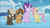 Size: 1280x720 | Tagged: safe, screencap, dumbbell, fluttershy, hoops, starlight glimmer, pegasus, pony, unicorn, g4, the cutie re-mark, animated, colt, female, filly, filly fluttershy, male, mare, nodding, s5 starlight, sound, webm, younger