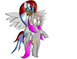 Size: 3000x2300 | Tagged: safe, artist:jimmy draws, oc, oc only, oc:misterious jim, oc:thunder andreos, fly, insect, pegasus, pony, 2020 community collab, derpibooru community collaboration, cutie mark, demi-god, fear, female, flying, glasses, high res, mask, new god of thunder, prince of tartarus, spread wings, transparent background, wings