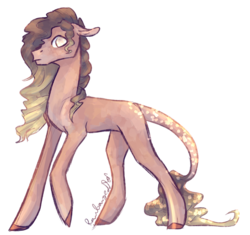 Size: 2526x2374 | Tagged: safe, artist:leechetious, oc, oc only, oc:life light, pony, colored hooves, high res, leonine tail, raised hoof, simple background, solo, transparent background