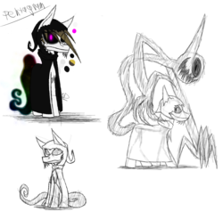 Size: 1087x1034 | Tagged: safe, artist:didun850, oc, oc only, oc:pentagram, pony, shadow pony, cloak, clothes, eye clipping through hair, male, simple background, solo, stallion, transparent background, white background