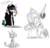 Size: 1087x1034 | Tagged: safe, artist:didun850, oc, oc only, oc:pentagram, pony, shadow pony, cloak, clothes, eye clipping through hair, male, partially transparent background, simple background, solo, stallion, white background