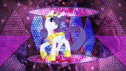 Size: 3840x2160 | Tagged: safe, artist:jennieoo, artist:laszlvfx, edit, rarity, pony, g4, armor, female, high res, royal guard armor, show accurate, solo, wallpaper, wallpaper edit