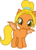 Size: 829x1145 | Tagged: safe, artist:punzil504, oc, oc only, oc:cacophony, bat pony, pony, 2020 community collab, derpibooru community collaboration, bat pony oc, blank flank, cute, female, filly, ponified, ponytail, simple background, smiling, solo, spread wings, too cute, transparent background, wings