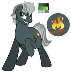 Size: 1201x1206 | Tagged: safe, artist:zafara1222, oc, oc only, oc:charcoal, earth pony, pony, base used, male, offspring, parent:burnt oak, parent:limestone pie, reference sheet, simple background, solo, stallion, transparent background