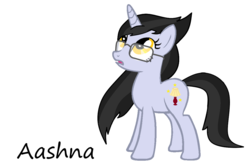 Size: 1134x754 | Tagged: safe, artist:robloxiangriffinpony, oc, oc only, oc:aashna, pony, unicorn, beautiful hair, female, glasses, indian, indian pony, mare, solo, text
