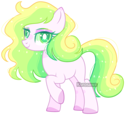 Size: 2510x2310 | Tagged: safe, artist:kurosawakuro, oc, oc only, earth pony, pony, base used, colored pupils, female, high res, offspring, parent:pistachio, parent:rarity, parents:raristachio, raised hoof, simple background, solo, transparent background