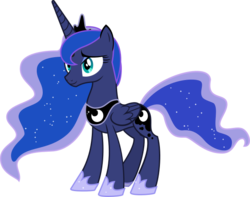 Size: 591x465 | Tagged: safe, artist:oatscene, princess luna, alicorn, pony, g4, the ending of the end, .svg available, female, simple background, solo, transparent background, vector