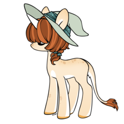 Size: 1000x1000 | Tagged: safe, artist:laurafaer, oc, oc only, pony, unicorn, female, hat, mare, simple background, solo, transparent background, witch hat
