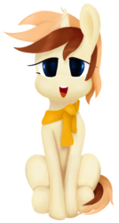 Size: 750x1400 | Tagged: safe, artist:alicorn-without-horn, oc, oc only, oc:cream brun, pony, unicorn, 2020 community collab, derpibooru community collaboration, female, simple background, solo, transparent background