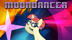 Size: 2880x1620 | Tagged: safe, artist:dilemmas4u, artist:slb94, moondancer, pony, g4, glasses, show accurate, solo, wallpaper
