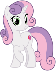 Size: 7016x8945 | Tagged: safe, artist:andoanimalia, sweetie belle, pony, unicorn, g4, growing up is hard to do, absurd resolution, cutie mark, female, looking at you, mare, older, older sweetie belle, raised hoof, simple background, smiling, solo, transparent background