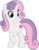 Size: 7016x8945 | Tagged: safe, artist:andoanimalia, sweetie belle, pony, unicorn, g4, growing up is hard to do, absurd resolution, cutie mark, female, looking at you, mare, older, older sweetie belle, raised hoof, simple background, smiling, solo, transparent background