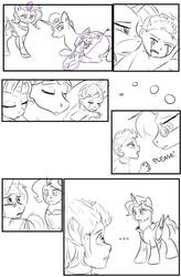 Size: 724x1103 | Tagged: safe, artist:candyclumsy, oc, oc:aerial agriculture, oc:earthing elements, oc:heartstrong flare, oc:princess mythic majestic, oc:tommy the human, alicorn, human, pony, comic:sick days, alicorn oc, aunt and nephew, begging, canterlot, canterlot castle, child, clothes, comic, commissioner:bigonionbean, crying, dialogue, explanation, flashback, fusion, fusion:bow hothoof, fusion:caboose, fusion:cloudy quartz, fusion:fluttershy, fusion:gentle breeze, fusion:igneous rock pie, fusion:night light, fusion:posey shy, fusion:promontory, fusion:rarity, fusion:silver zoom, fusion:starlight glimmer, fusion:sunburst, fusion:twilight velvet, fusion:windy whistles, fusion:zecora, grandfather and grandchild, grandmother and grandchild, grandparent and grandchild moment, hat, horn, human oc, husband and wife, levitation, magic, nuzzling, parent:cloudy quartz, parent:posey shy, parent:twilight velvet, parent:windy whistles, passed out, sketch, sketch dump, spectacles, uncle and nephew, writer:bigonionbean
