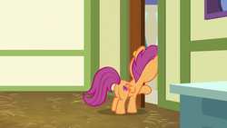 Size: 1280x720 | Tagged: safe, screencap, scootaloo, pony, g4, the last crusade, butt, female, plot, solo