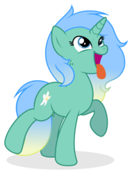Size: 4075x5368 | Tagged: safe, artist:limedreaming, oc, oc only, oc:lily pond, pony, unicorn, female, freckles, mare, silly, simple background, solo, transparent background, vector