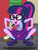 Size: 664x880 | Tagged: safe, screencap, cheerilee, sci-twi, twilight sparkle, equestria girls, equestria girls specials, g4, my little pony equestria girls: better together, my little pony equestria girls: holidays unwrapped, the cider louse fools, adorkable, cropped, cute, dork, female, geode of telekinesis, glasses, magical geodes, out of context, solo focus, squatting, twiabetes