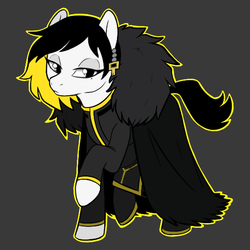 Size: 530x530 | Tagged: safe, artist:solarboyaaron, earth pony, pony, crossover, lobotomy corporation, ponified, simple background