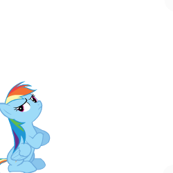 Size: 250x250 | Tagged: safe, artist:sasha-flyer, rainbow dash, pegasus, pony, derpibooru, g4, animated, animated png, apng for breezies, female, forced juxtaposition, juxtaposition, juxtaposition win, mare, meme, meta, multi image animation, simple background, solo, transparent background, vector