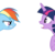 Size: 250x250 | Tagged: safe, artist:sasha-flyer, fluttershy, rainbow dash, twilight sparkle, alicorn, pegasus, pony, derpibooru, g4, my little pony: friendship is magic, testing testing 1-2-3, animated, animated png, apng for breezies, female, flying, forced juxtaposition, juxtaposition, juxtaposition win, mare, meme, meta, multi image animation, simple background, transparent background, trio, trio female, twilight sparkle (alicorn), unamused, vector