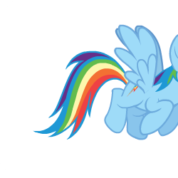 Size: 250x250 | Tagged: safe, artist:sasha-flyer, rainbow dash, pegasus, pony, derpibooru, g4, testing testing 1-2-3, animated, animated png, apng for breezies, female, forced juxtaposition, juxtaposition, juxtaposition win, mare, meme, meta, multi image animation, simple background, solo, transparent background, vector