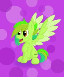 Size: 818x977 | Tagged: safe, artist:exobass, oc, pegasus, pony, green, large wings, lime, male, solo, wings