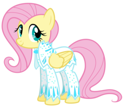 Size: 3492x3000 | Tagged: safe, artist:ready2fail, fluttershy, pegasus, pony, g4, green isn't your color, clothes, cute, dress, elvis presley, female, high res, mare, nudie suit, shyabetes, simple background, smiling, solo, transparent background, vector