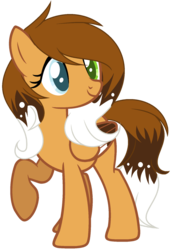 Size: 1024x1498 | Tagged: safe, artist:cosmic-wonders, oc, oc:sugary icecream, pegasus, pony, base used, colored wings, colored wingtips, female, heterochromia, mare, raised hoof, simple background, smiling, solo, transparent background, wings