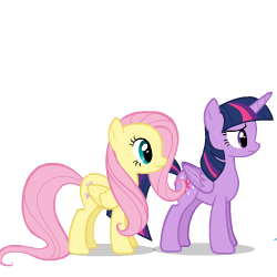 Size: 250x250 | Tagged: safe, artist:sasha-flyer, fluttershy, rainbow dash, twilight sparkle, alicorn, pegasus, pony, derpibooru, g4, testing testing 1-2-3, animated, animated png, apng for breezies, concave belly, female, forced juxtaposition, height difference, juxtaposition, juxtaposition win, long tail, meme, meta, multi image animation, physique difference, simple background, slender, tail, thin, transparent background, twilight sparkle (alicorn), vector