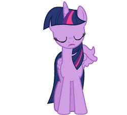 Size: 250x226 | Tagged: safe, artist:sasha-flyer, twilight sparkle, alicorn, pony, g4, testing testing 1-2-3, animated, animated png, apng for breezies, female, looking at self, simple background, solo, transparent background, twilight sparkle (alicorn)