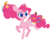 Size: 5000x4000 | Tagged: safe, artist:belka-sempai, pinkie pie, earth pony, pony, g4, the last problem, absurd resolution, candy, candy in hair, chest fluff, confetti, confetti in mane, cute, diapinkes, female, food, hooves, lineless, lollipop, looking away, looking sideways, mare, older, older pinkie pie, raised hoof, raised leg, rubber duck, simple background, solo, standing, teddy bear, three quarter view, tongue out, toy, transparent background, turned head