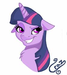 Size: 846x943 | Tagged: safe, artist:icame, twilight sparkle, pony, unicorn, g4, shadow play, chest fluff, female, floppy ears, solo
