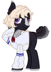 Size: 1024x1446 | Tagged: safe, artist:tears2shed, oc, oc only, oc:ocean sailor, earth pony, pony, clothes, male, shirt, simple background, solo, stallion, transparent background