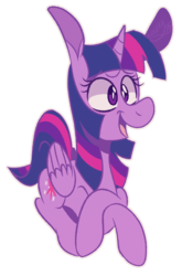 Size: 552x838 | Tagged: safe, artist:loopdalamb, twilight sparkle, alicorn, pony, g4, crossed hooves, cute, female, happy, mare, open mouth, solo, twiabetes, twilight sparkle (alicorn)