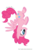 Size: 1726x2638 | Tagged: safe, artist:angelea-phoenix, artist:lauren faust, pinkie pie, pegasus, pony, g4, colored, female, pegasus pinkie pie, race swap, simple background, solo, transparent background, upside down, vector, what could have been